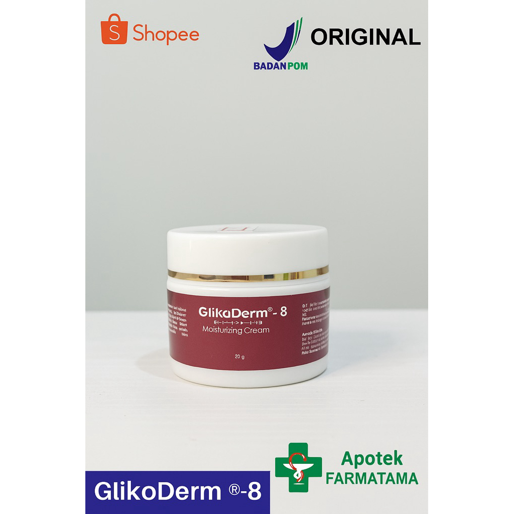 Glikoderm-8 Moisturizing Cream 20gr- Glikoderm Krim