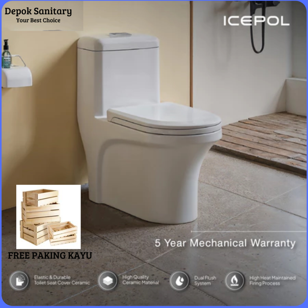 Icepol Closet Duduk Kloset Duduk Toilet Duduk IC 8010