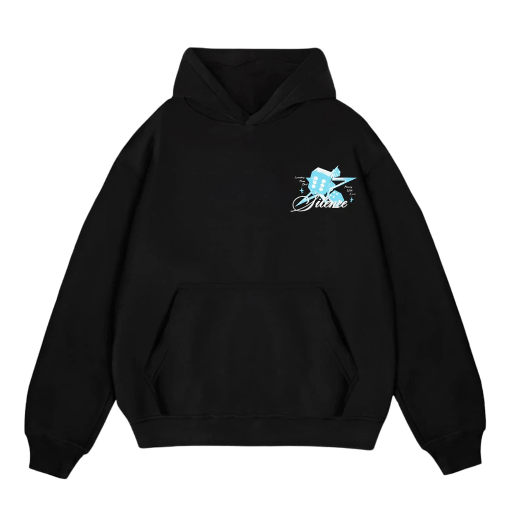 Whyme Hoodie Boxy Dewasa Cotton Fleece Silence