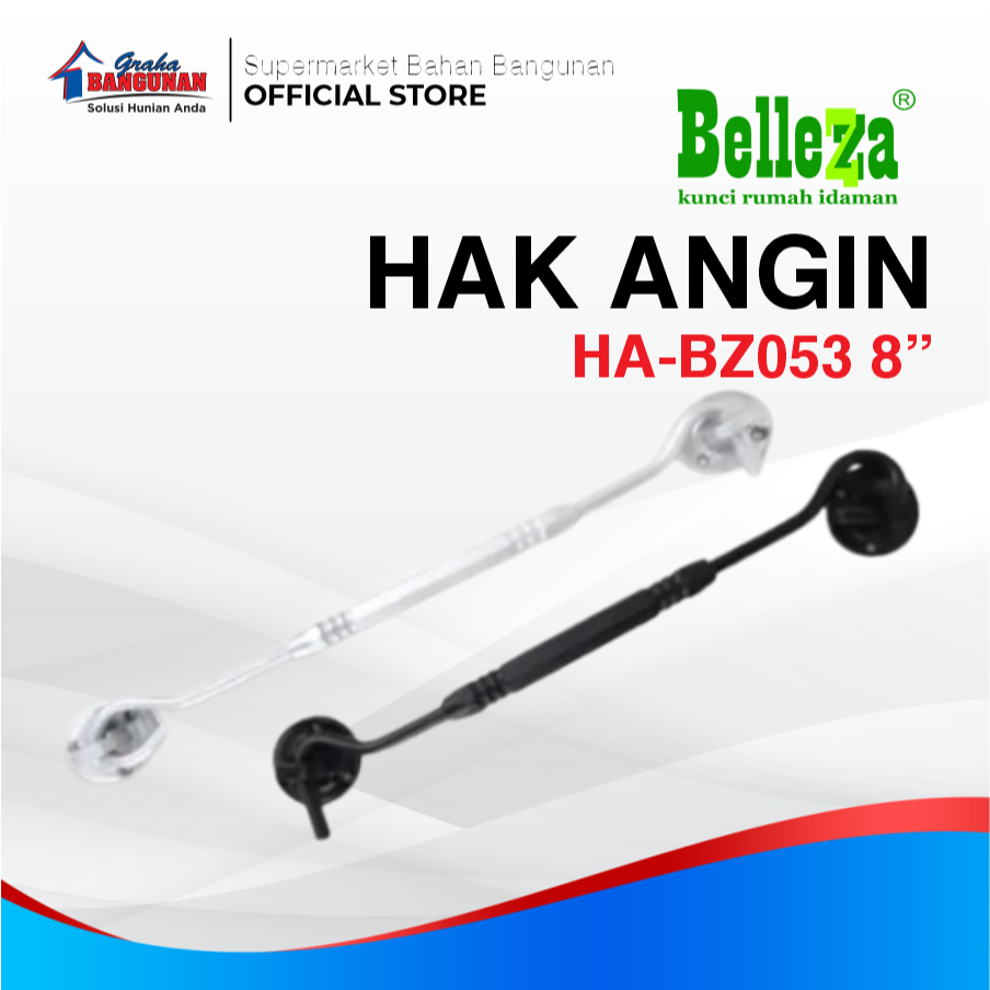 BELLEZZA HAK ANGIN HA-BZ053 8" PENAHAN JENDELA ( WINDOW LOCK )