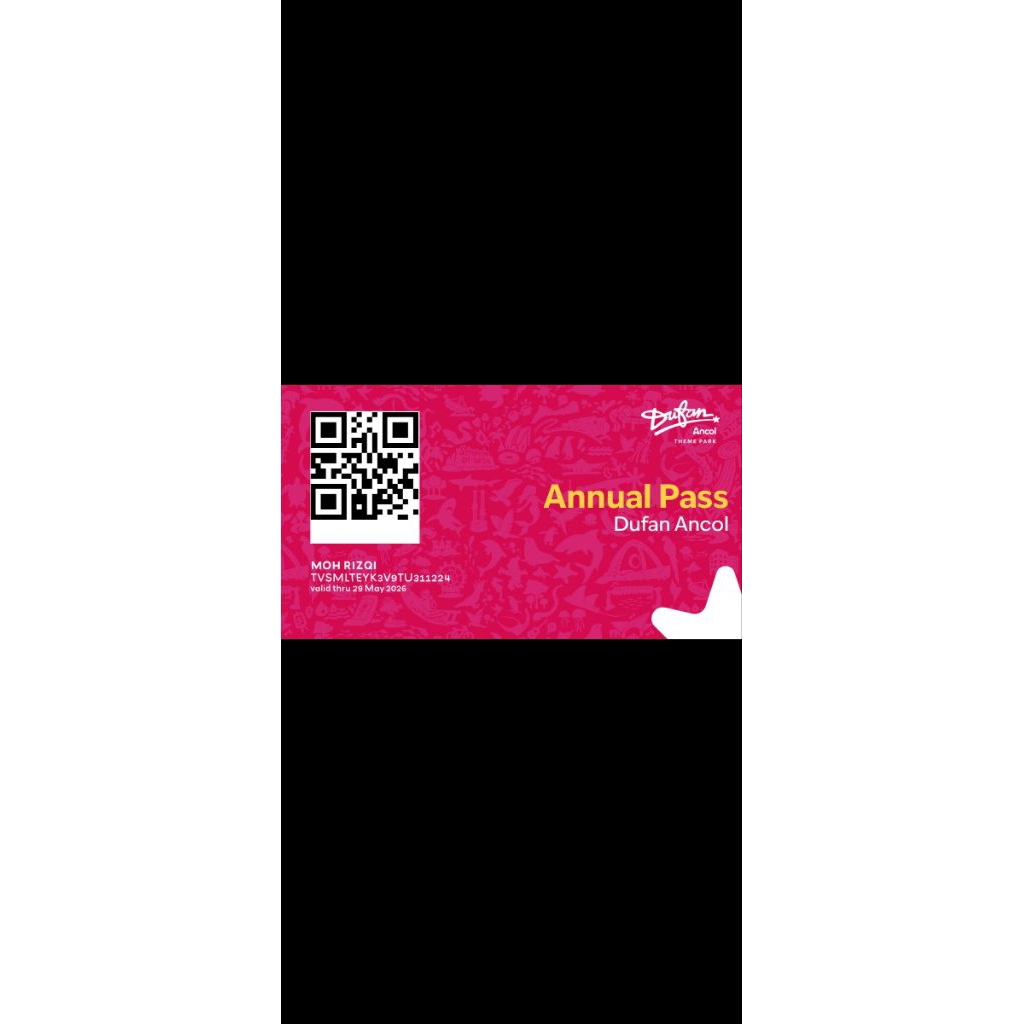 annual pass Dufan Ancol untuk 1 tahun