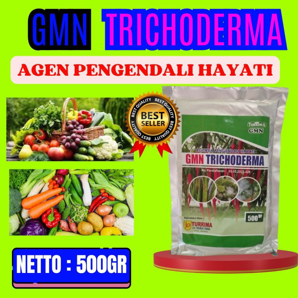 SOLUSI AJAIB  Trichoderma Anfush, Trichoderma Asperellum, Trichoderma Alami Isi 500gram