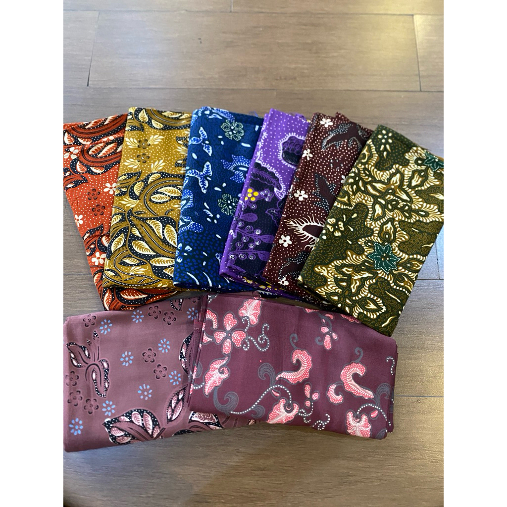 Bahan Print Batik Paris