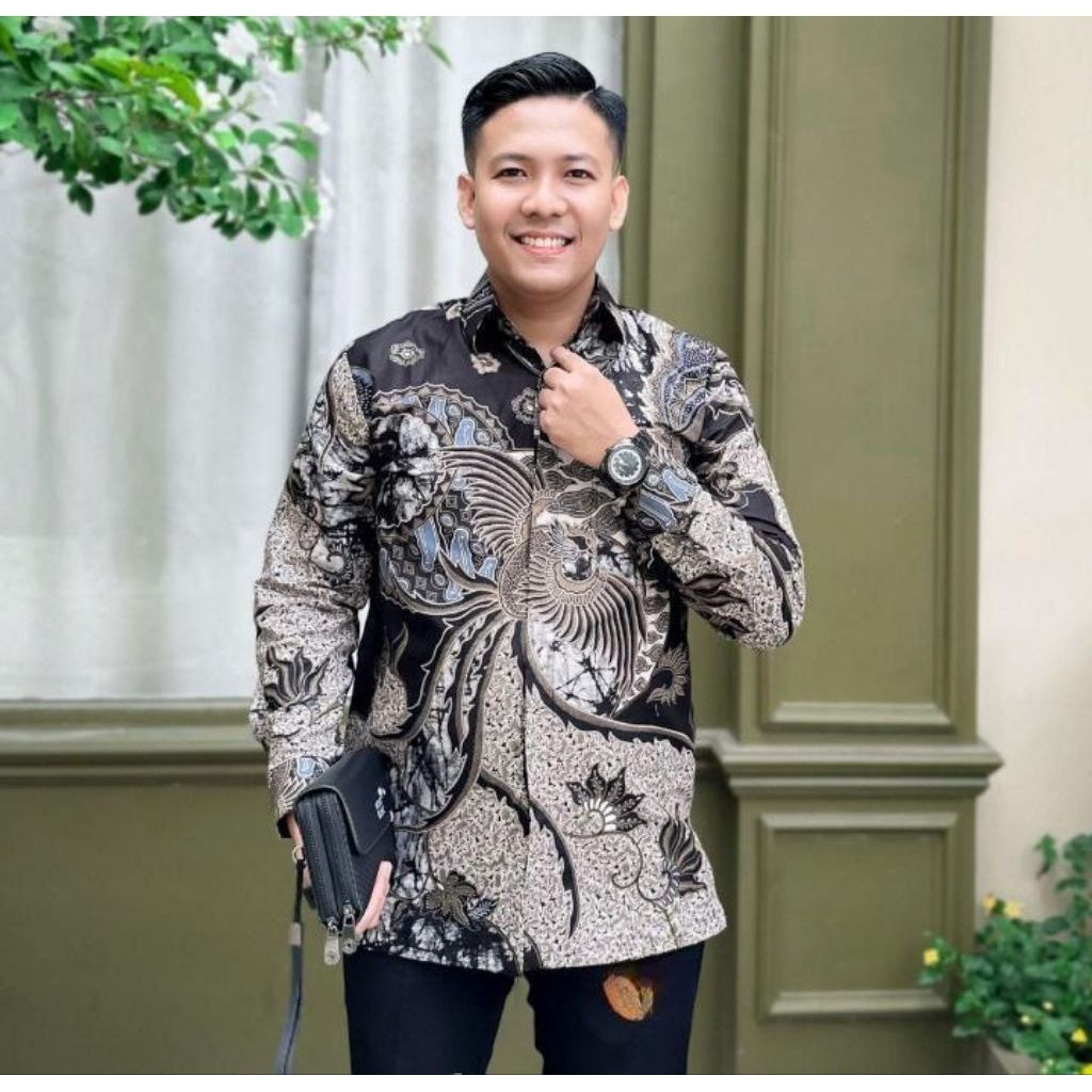 KEMEJA BATIK KENZO - NEW KEMEJA BATIK KATUN - BAJU BATIK KEMEJA DEWASA SLIM FIT TERBARU