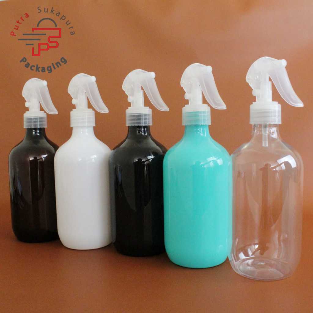 Botol triger spray 500ml mada / botol semprot spray triger 500ml triger neck 28 natural ar -