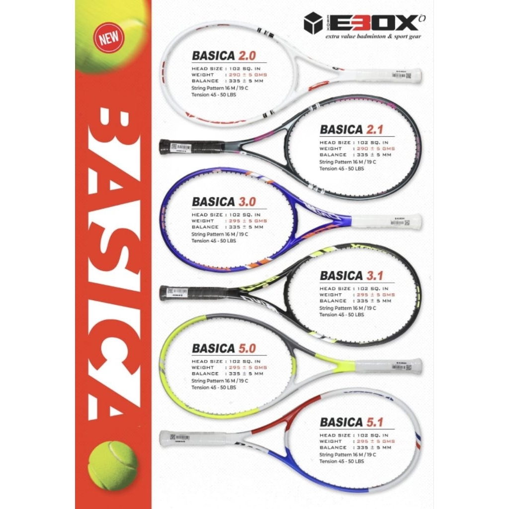 RAKET TENIS EBOX BASICA