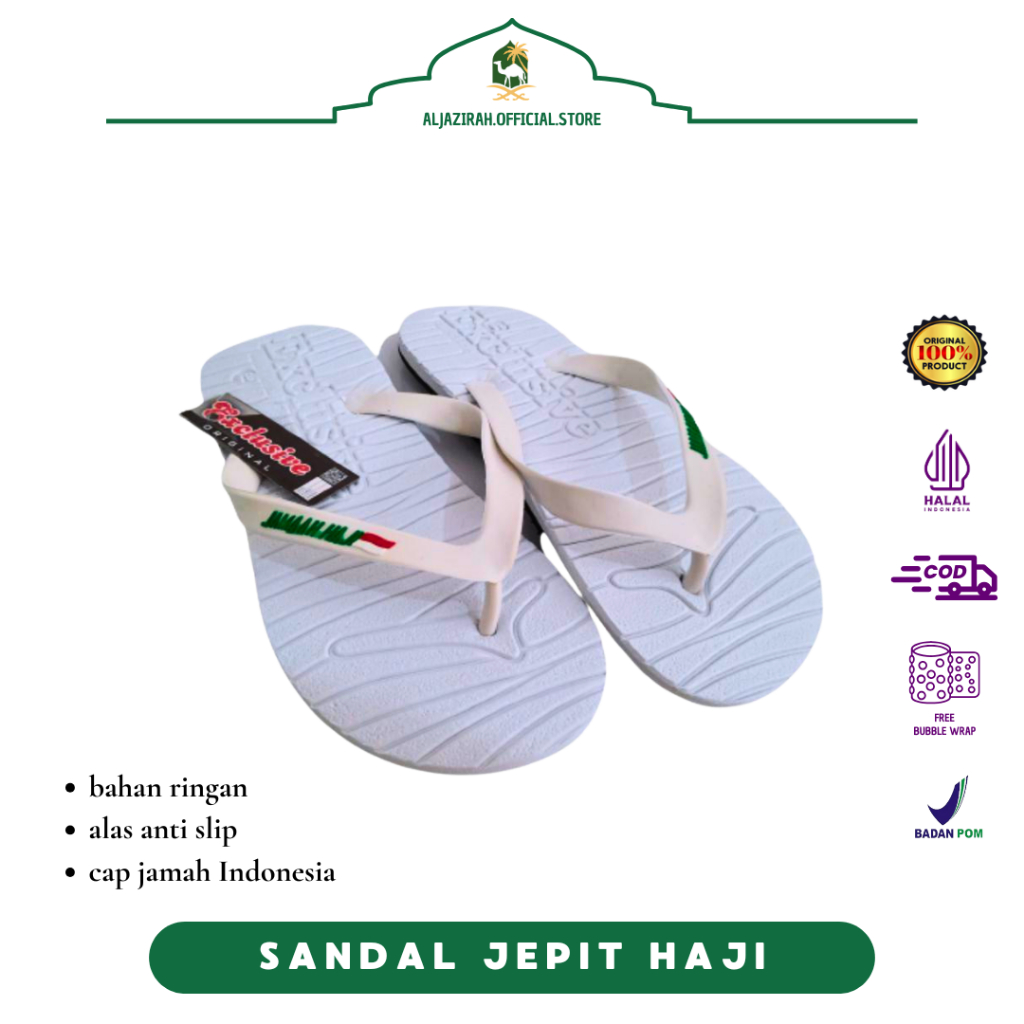 SANDAL JEPIT HAJI UMROH EXCLUSIVE | SANDAL JEPIT PRIA WANITA | PERLENGKAPAN HAJI DAN UMROH