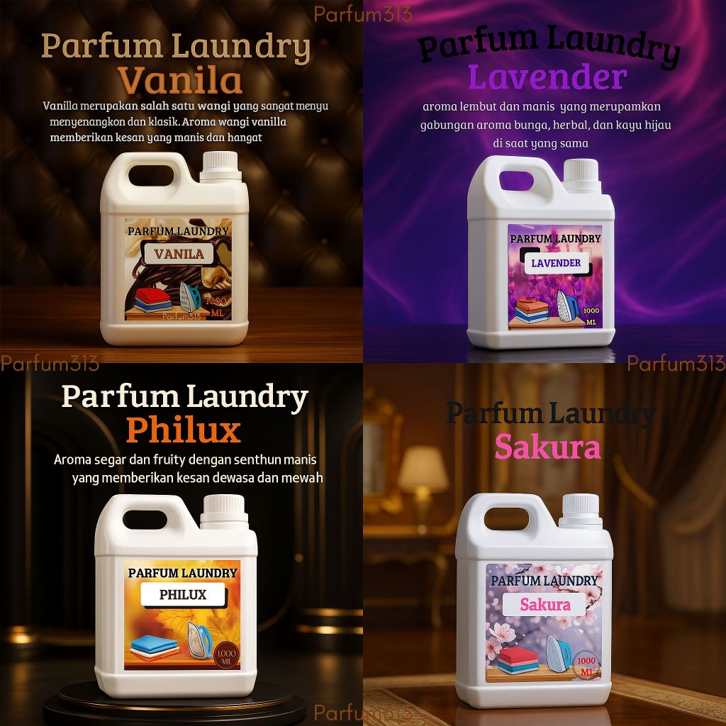 PARFUM LAUNDRY 1 LITER | PARFUM LAUNDRY TAHAN LAMA DAN WANGI | LAUNDRY PARFUM