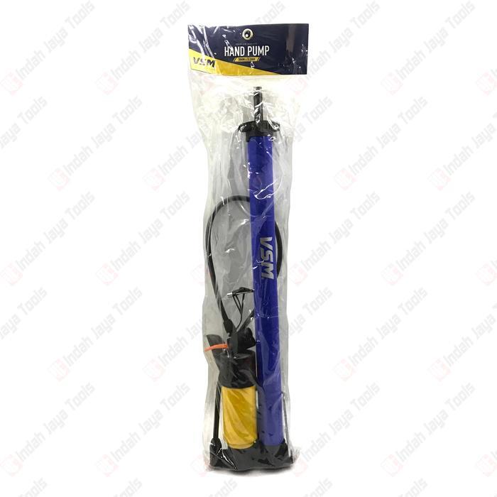 VSM Pompa Angin Tangan Ban Sepeda Motor Bola Tabung Meter Pentil Hand Pump