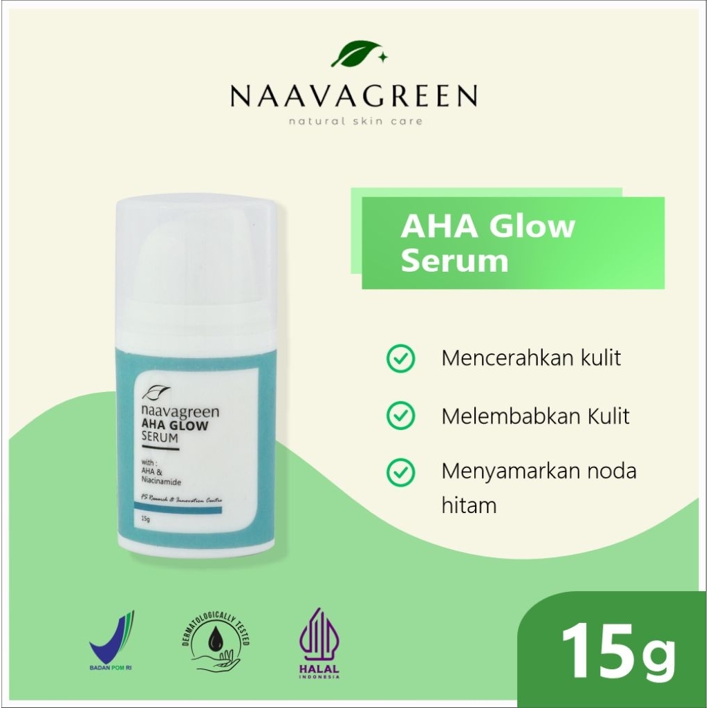 100% ORIGINAL NAAVAGREEN AHA GLOW SERUM NAAVAGREEN-NAAVAGREEN