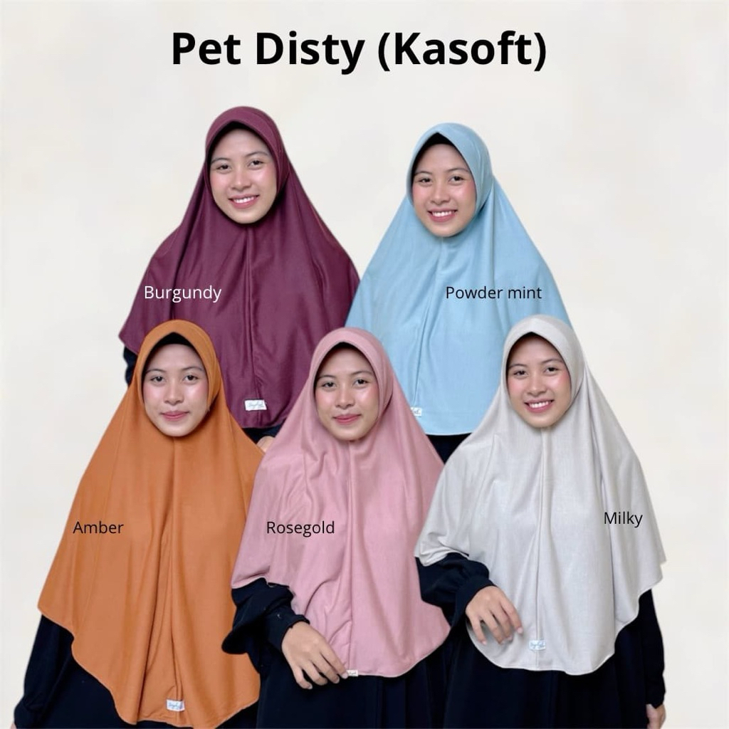 HIJAB PAD ANTEM MATT KASOFT BY DISTY COLLECTION/HIJAB PAD PREMIUM/JILBAB KAOS KASOFT