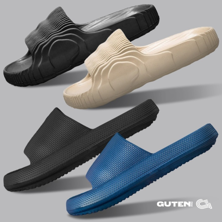 Guteninc Sandal Slide Slop Slipper Pria Wanita Anti Licin