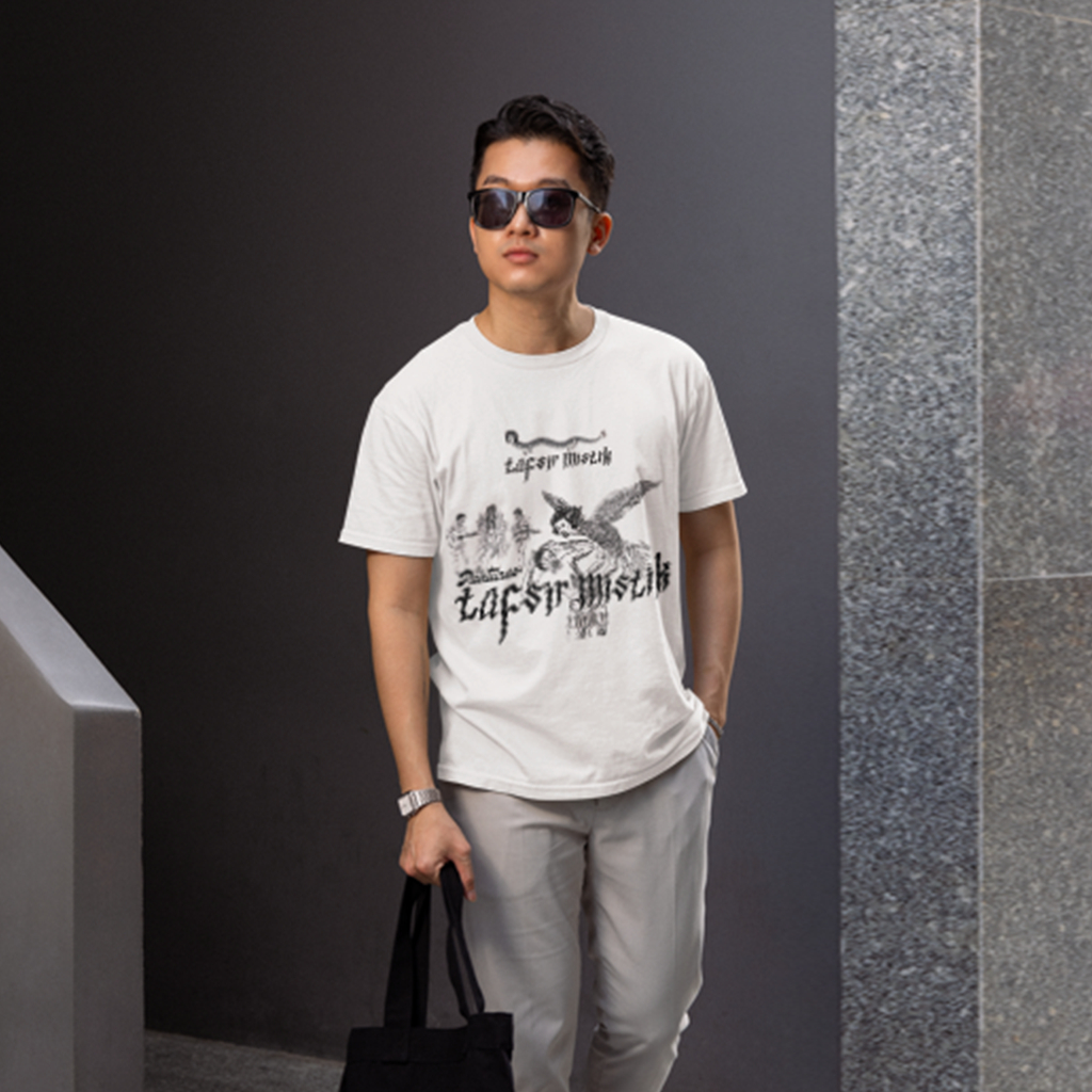 CHILLMODE Baju Kaos Band Lokal The Panturas Tafsir Mistik Pria Wanita | T-Shirt Merch Indie Unisex K