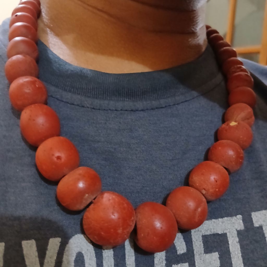 Koleksi Temuan Galian Tanah Manik-Manik Merah KUNO era KaBudhan