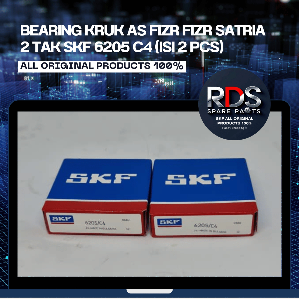 BEARING KRUK AS F1ZR FIZR SATRIA 2 TAK TORNADO SKF ORIGINAL 6205 C4