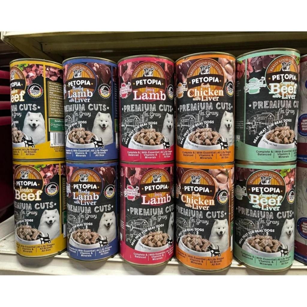 Petopia Dogfood Kaleng - Classic & Premium Cuts