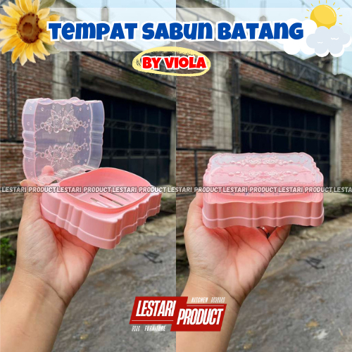 ( 6 PCS ) TEMPAT SABUN MANDI BATANG VIOLA | WADAH SABUN | TEMPAT SABUN MANDI | KOTAK UNTUK MENYIMPAN
