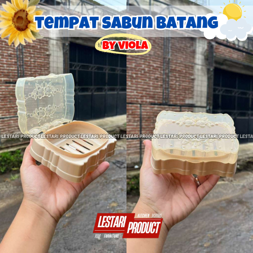 ( 6 PCS ) TEMPAT SABUN MANDI BATANG VIOLA | WADAH SABUN | TEMPAT SABUN MANDI | KOTAK UNTUK MENYIMPAN