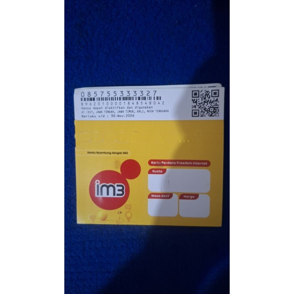 SP 0K SP ZERO IM3 INDOSAT