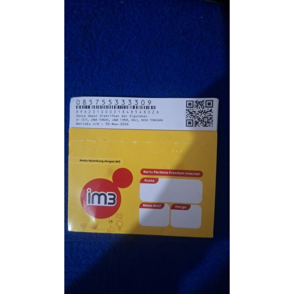 SP 0K SP ZERO IM3 INDOSAT