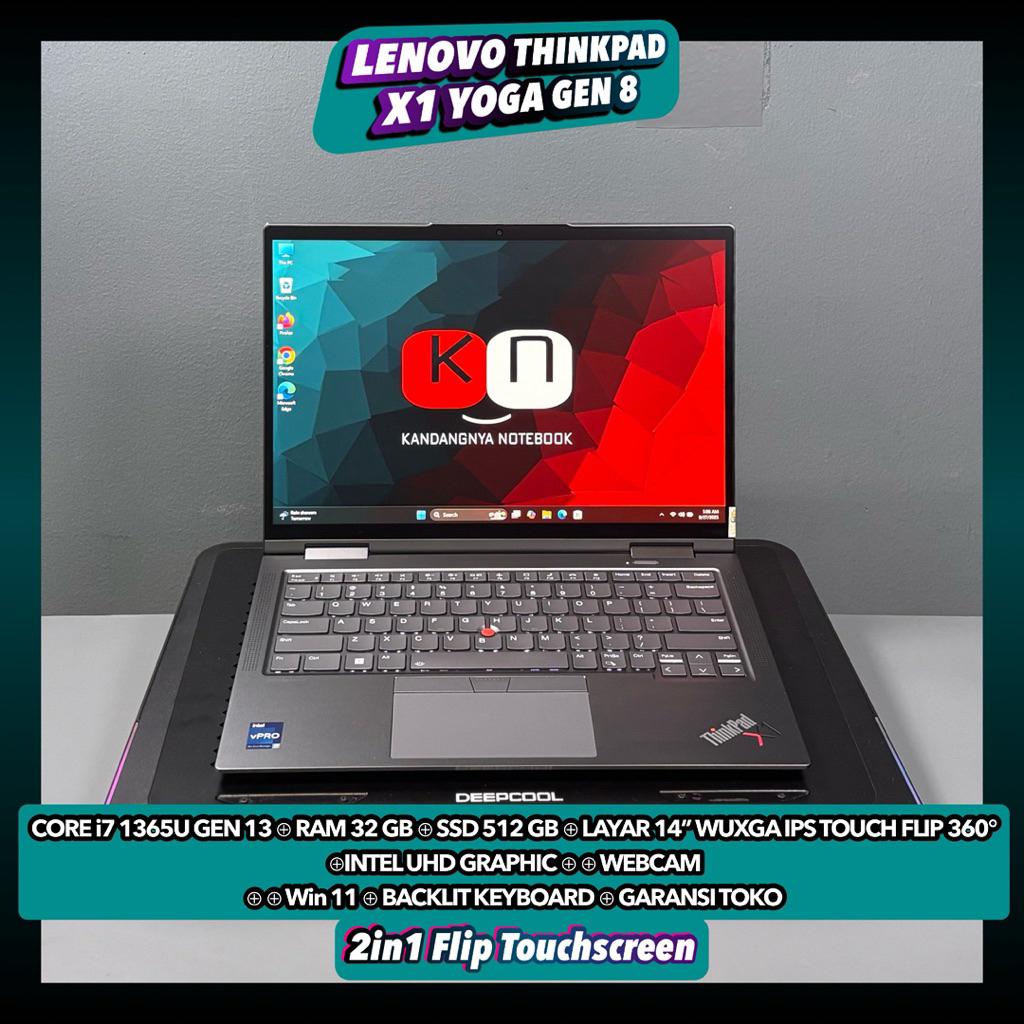 Laptop Lenovo i5 / i7 / Ryzen 5 / Ryzen 7 SECOND BERGARANSI