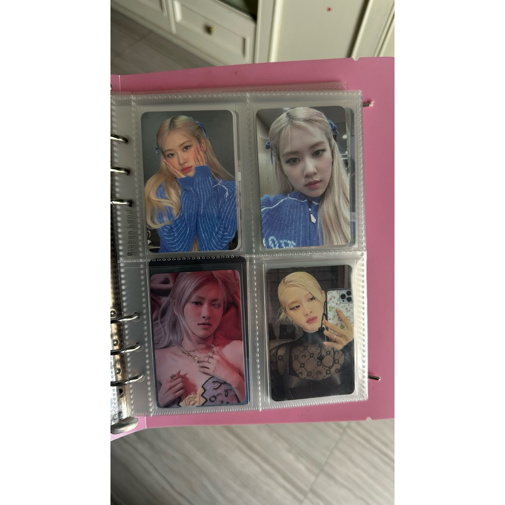 photocard rose blackpink album solo pob Ktown & bornpink