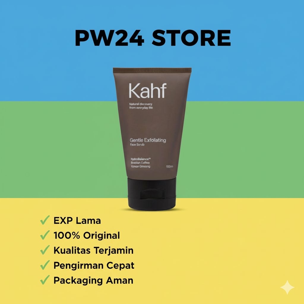 KAHF COKLAT FACE WASH BRIGHTENING AND DARK SPORT SCRUB 100ML
