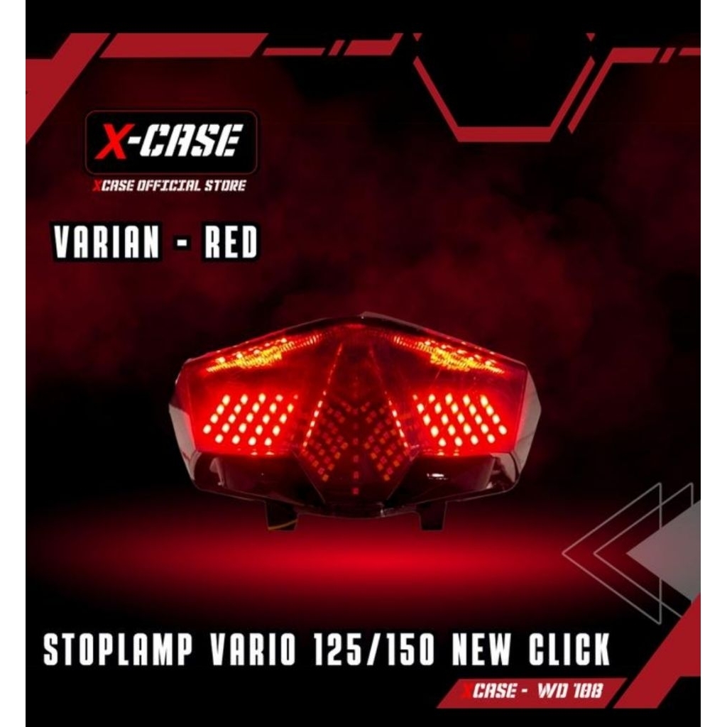Lampu XCase StopLamp Vario 150 2018 Otomatis - Lampu Motor Matic Variasi