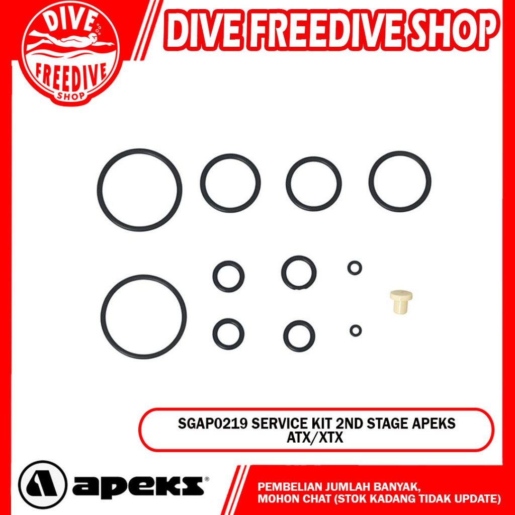 SGAP0219 Spare Part Service Kit 2st Stage Apeks ATX/XTX Regulator Selam Scuba Diving Dive