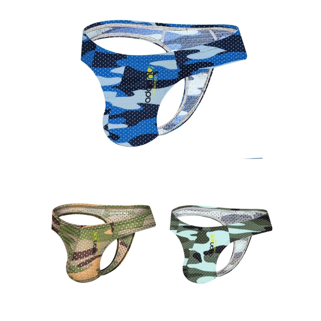 CELANA DALAM PRIA MODEL THONG MOTIF ARMY MODEL 311=309