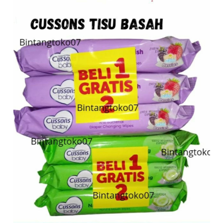 TISU BASAH CUSSONS 1DUS ISI 12BANDED