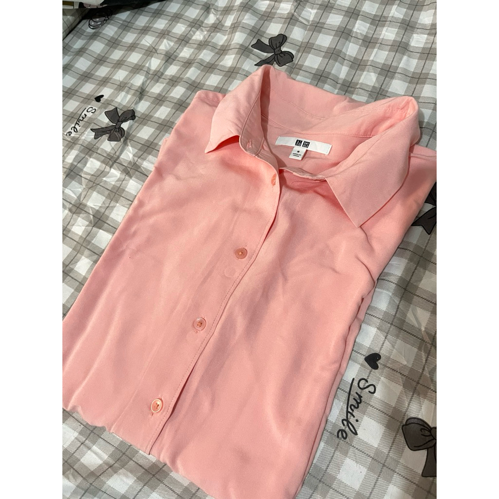 Kemeja Uni Baby Pink