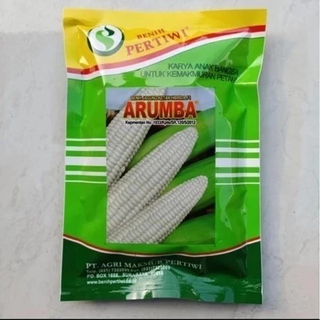 Benih Jagung Pulut F1 ARUMBA Cap Benih Pertiwi Isi 250 Gram Bibit Jagung Ketan ARUMBA