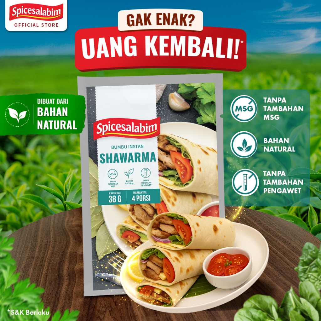 Bumbu Shawarma Instan - Ajaib, Masak Jadi Mudah & Enak | Spicesalabim