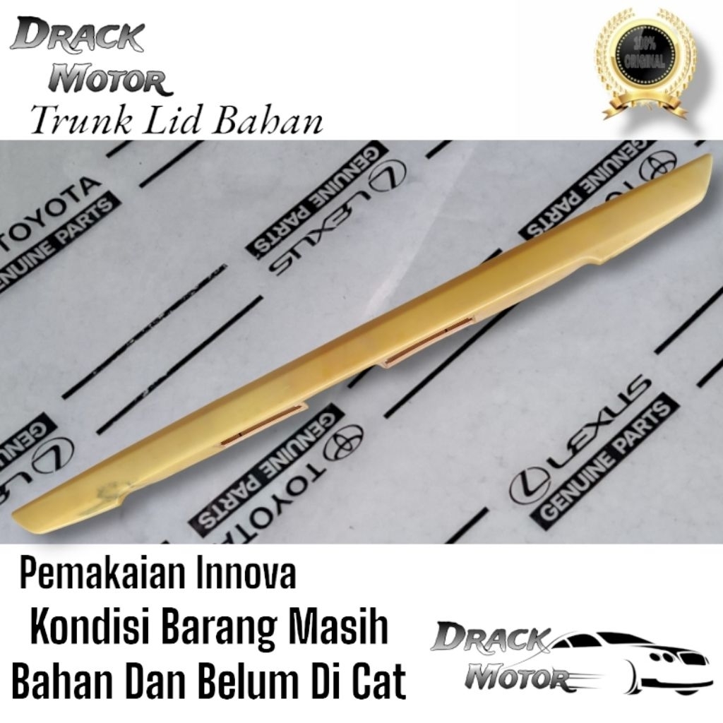 Trunk Lid Bahan Innova Original // Trunk Lid Bagasi Innova 2011-2013 List Chrome Belakang Toyota Inn