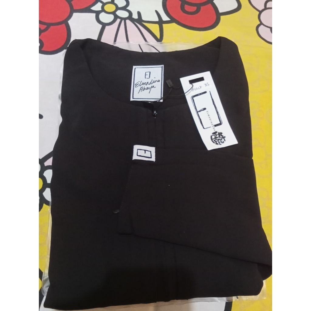 NWT Pop Abaya Elmadina Black Thuba Xs