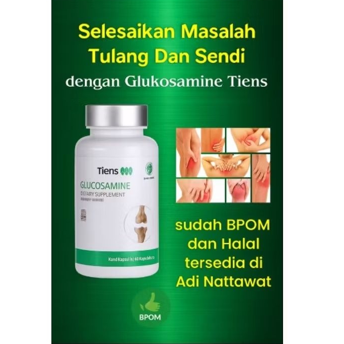 Glucosamine Tiens Suplemen Nyeri Sendi Lutut dan Tulang Radang Persendian