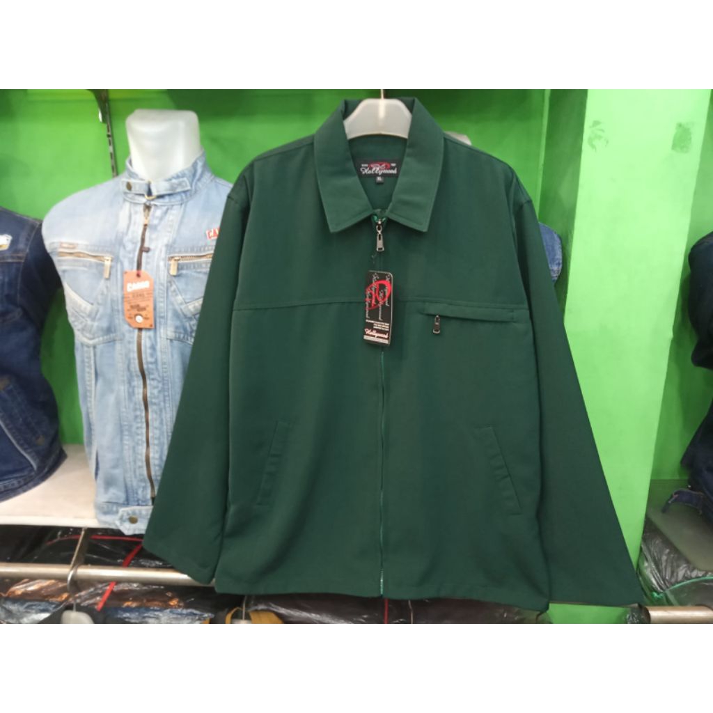 Jas Jaket Polos Pria / Jasket Kantor Hitam Polos / Jasket Santri /  Jasket Guru / Jaket Kuliah.