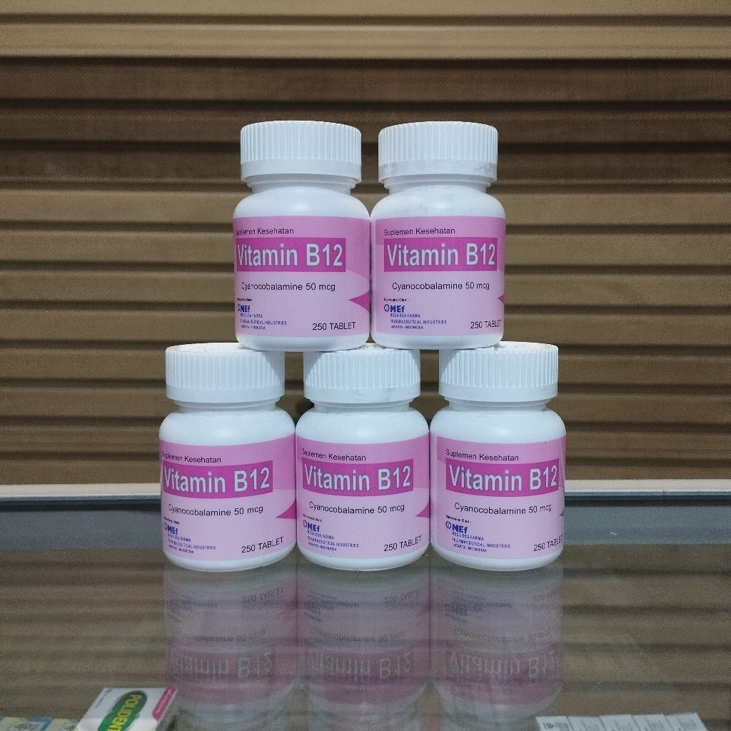 Vitamin B12 50mcg Mef 250 Tablet Expired Feb 2028