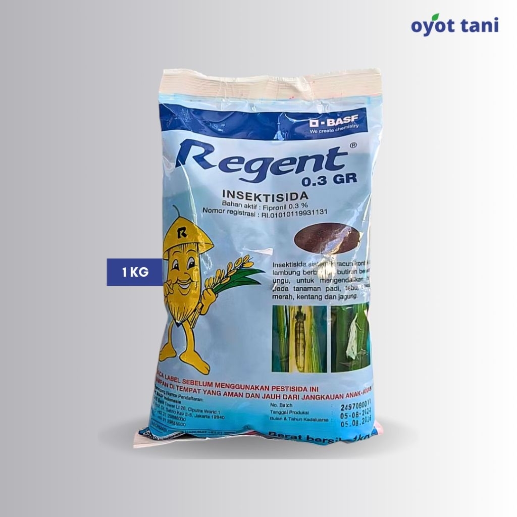 Regent (Tabur) 0.3GR 1 kg (Original) | Insektisida Sistemik, Kontak & Lambung | Bahan Aktif Fipronil