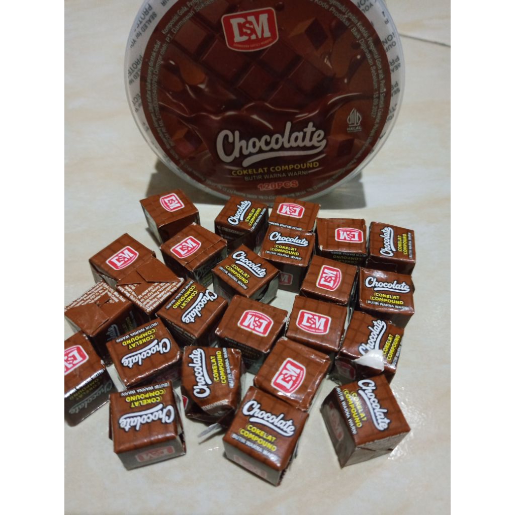 COKLAT COMPOUND KOTAK TOPLES ISI 120 PCS