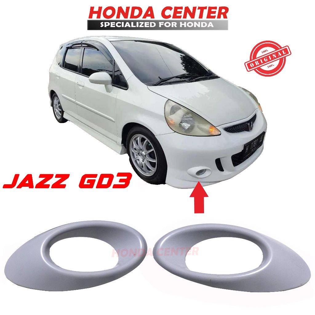 Original Cover Fog Lamp Lampu Bumper Jazz Gd3 2006 2007 2008 Vtec Set Kabel
