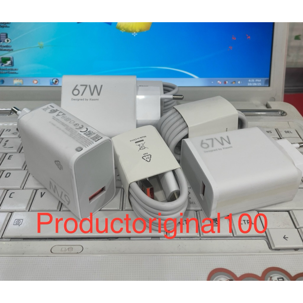 Chager 67w Xiaomi & Poco Max Charging Original Copotan ori copotan