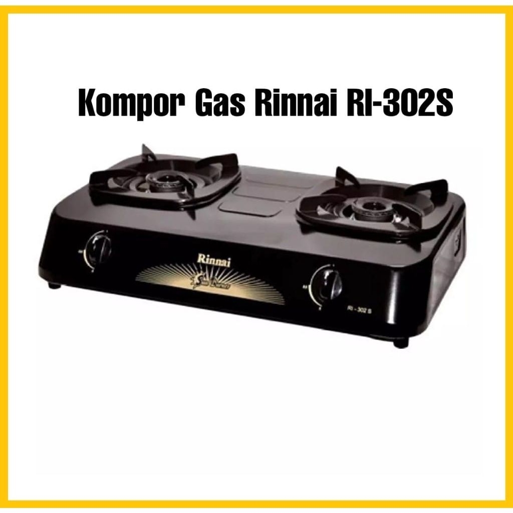 Kompor Gas Rinnai RI 302 S Rinnai 2 Tungku RI 302 S