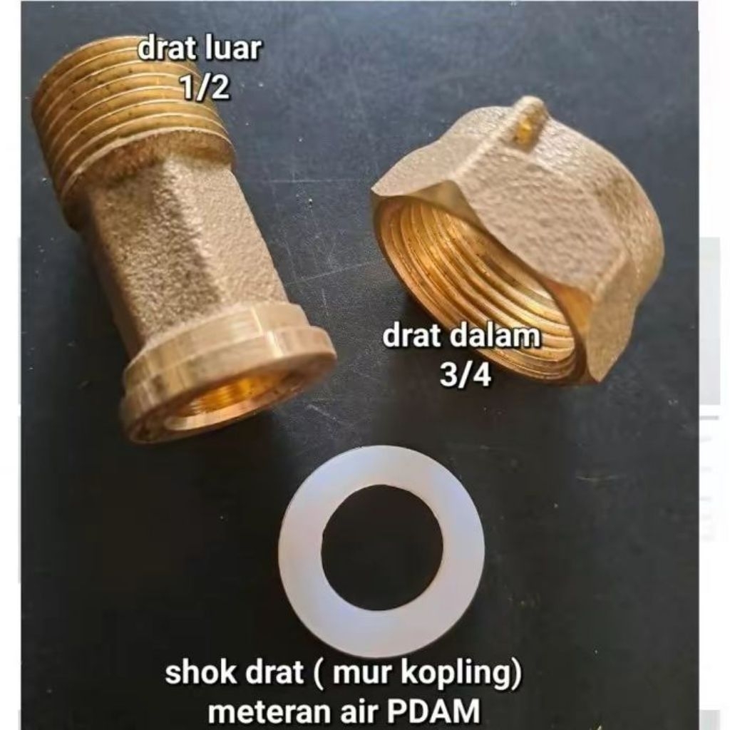 mur kopling / nepel meteran air PDAM
