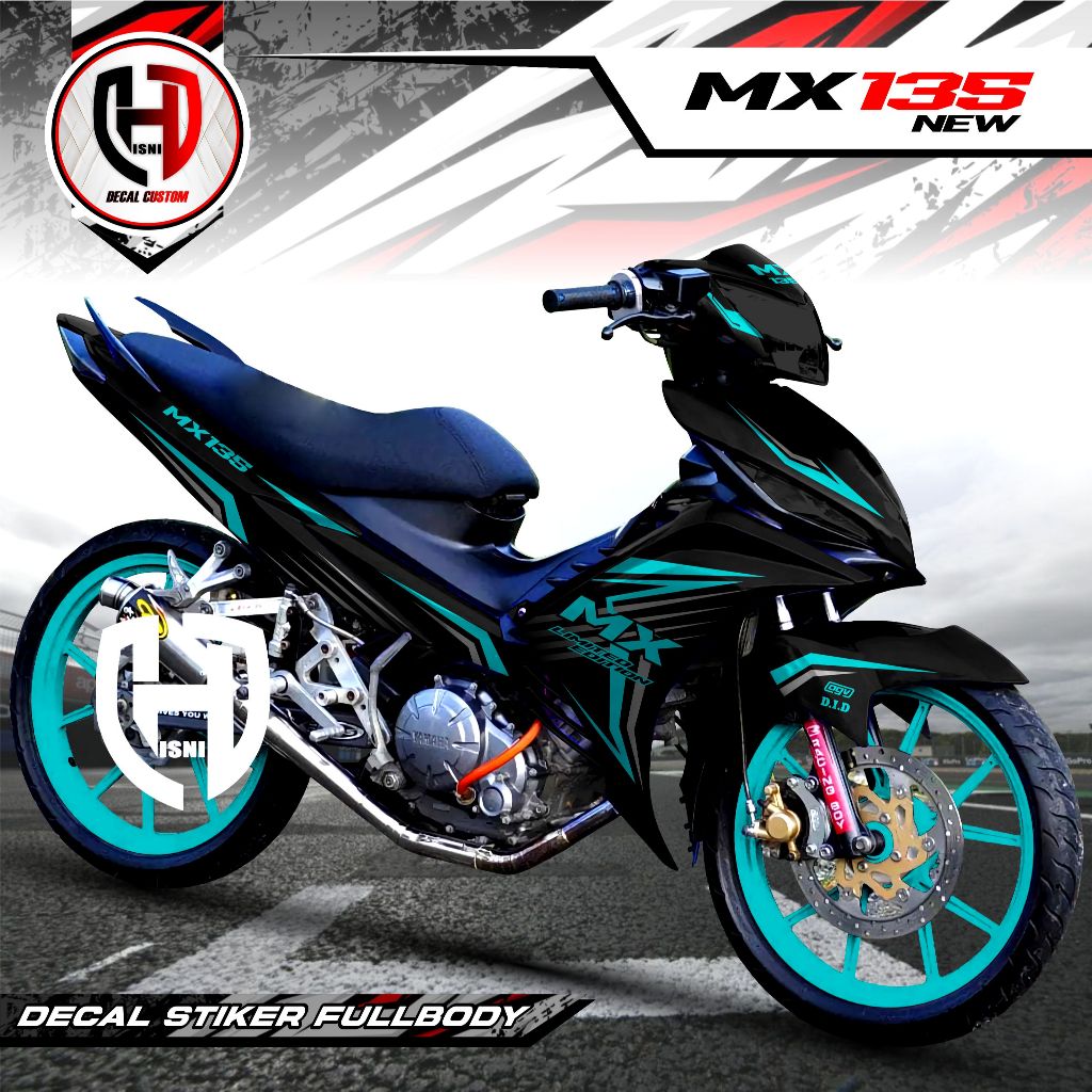 Decal Mx 135 Fullbody Stiker High Quality Vinyl  Decal Jupiter Mx New 135 Fullbody Stiker Variasi Mx