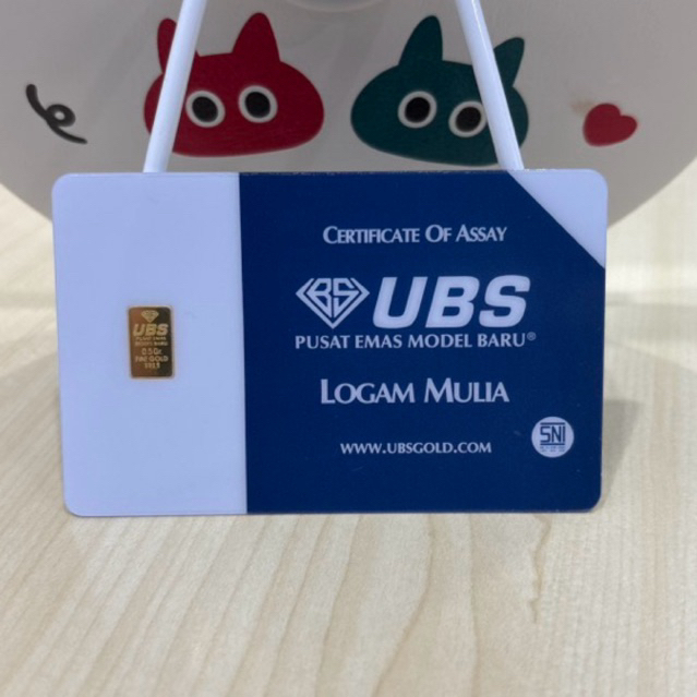 Emas Batangan FINE GOLD UBS 0.5gr