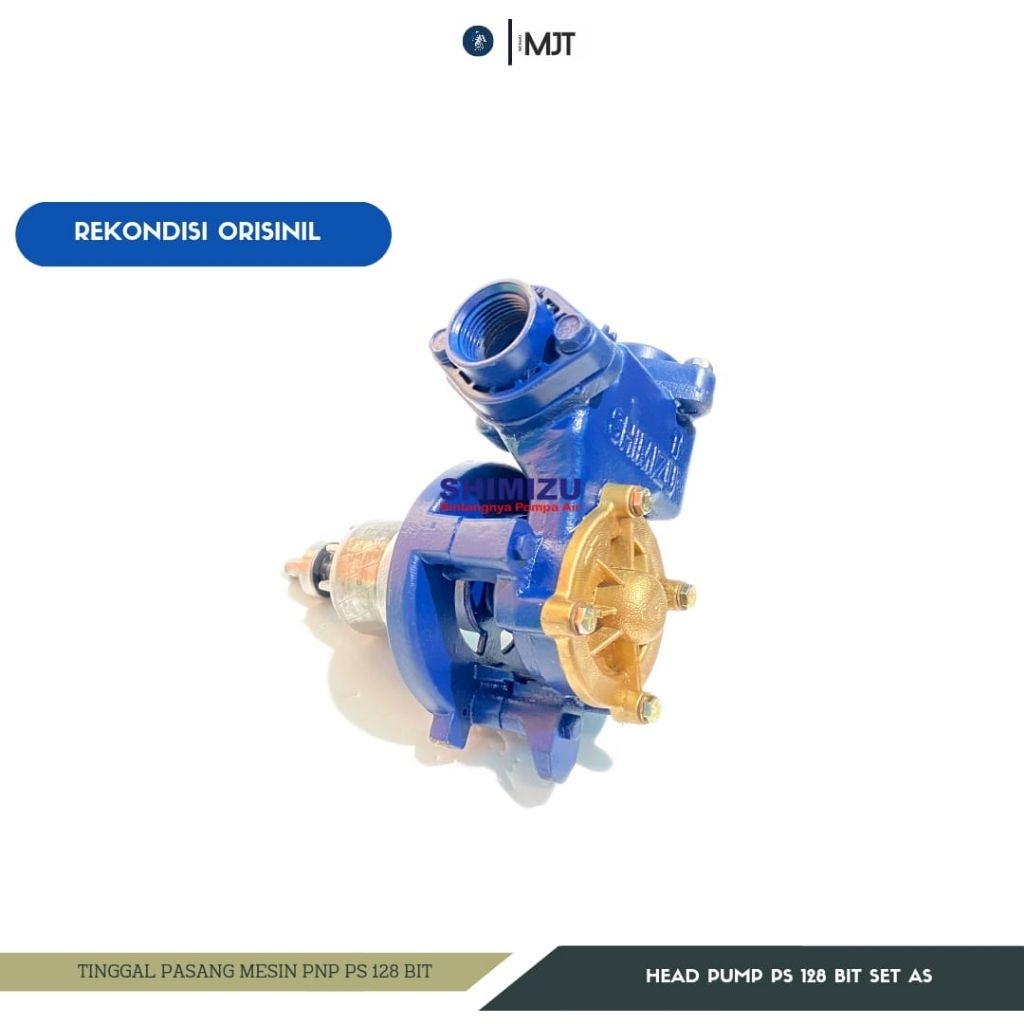 Alkon pompa air Shimizu PS 128 BIT orisinill fulsett as tinggal pasang mesin