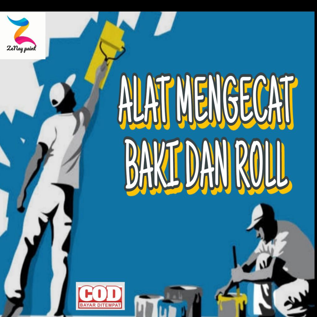 Bak cat dan roll besar