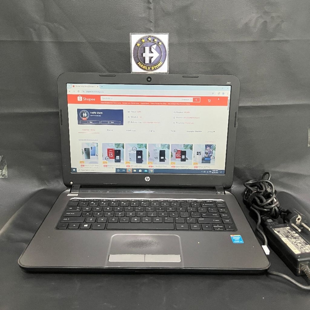 LAPTOP HP 240 G3 NOTEBOOK PC CORE i3 4005U 4GB 14INCH SECOND BERGARANSI